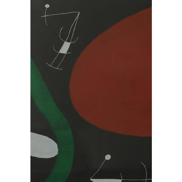 Joan Miro, Sun and Sparks, 1960s, Color Lithograph, Framed For Sale - Image 3 of 6
