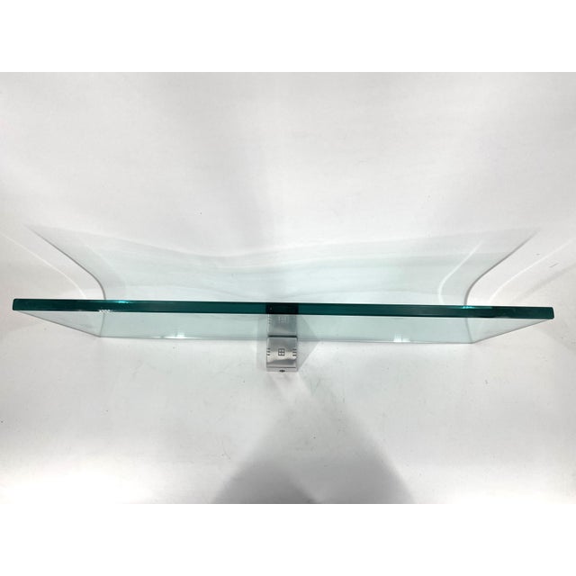 Silver Wall Mounted Shelf from Peter Ghyczy, 1970s For Sale - Image 8 of 8