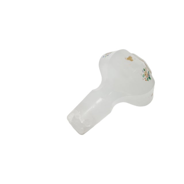 Biedermeier White Glass Carafe, Austria, 1890s For Sale - Image 4 of 17