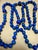 Lapis Lazuli Single Strand Necklace 14 Kt Roundel Yellow Gold , 32 Inch For Sale - Image 4 of 8