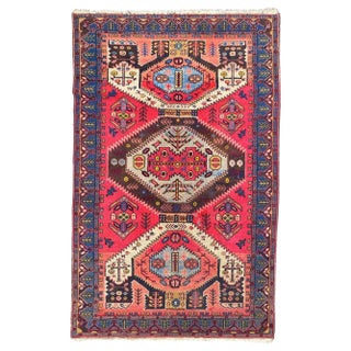 Vintage Wool Azerbwan Rug, 1960s For Sale