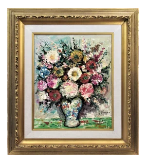 Ozz Franca, Still life Flowers in a Vase, Circa 1980