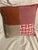 Avalon Terre d'H pillow Hermes hand woven blanket (100' cashmere) Measures 15.7" x 15.7" beautiful bright pink color...