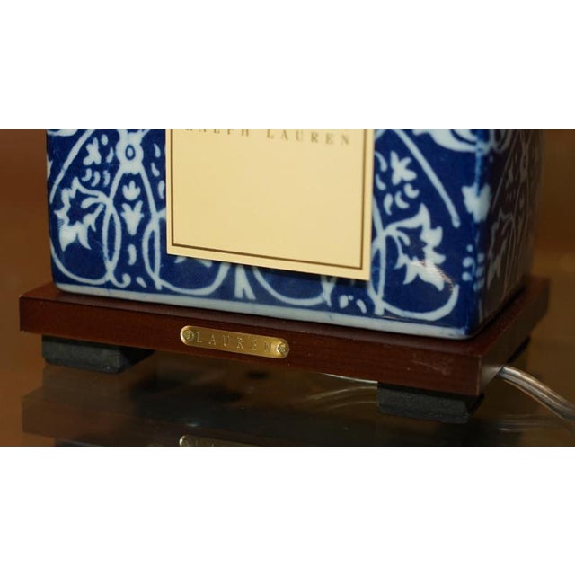Ceramic Porcelain Cobalt Vineyard Table Lamp from Ralph Lauren For Sale - Image 7 of 16