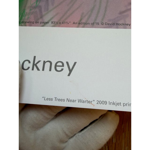 David Hockney, Less Trees Near Water, Print For Sale - Image 4 of 6