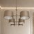 Gray Metal Gray Stilnovo Lelli Style Sputnik Chandelier Italian 6 Arms For Sale - Image 8 of 12