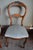Brown Antique Mahogany Dining Table with Chairs, 1800s, Set of 7 For Sale - Image 8 of 18