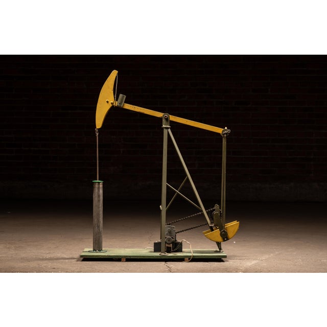 Vintage Motorized Pumpjack Oil Derrik Salesman Sample For Sale - Image 10 of 10