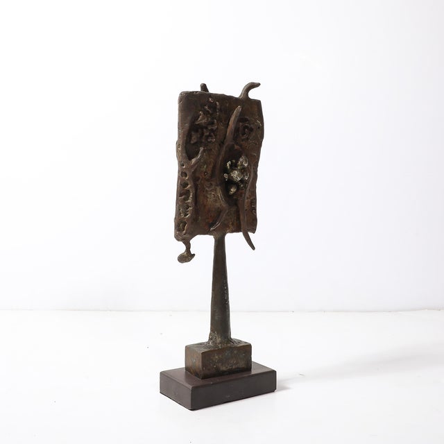 Brutalist Iron & Steel Sculpture Entitled "Reliquary" Signed Lindsey Decker For Sale - Image 14 of 17