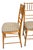 Set of 2 Vintage Swedish Beechwood Faux Bamboo Side or Dining Chairs For Sale - Image 4 of 4