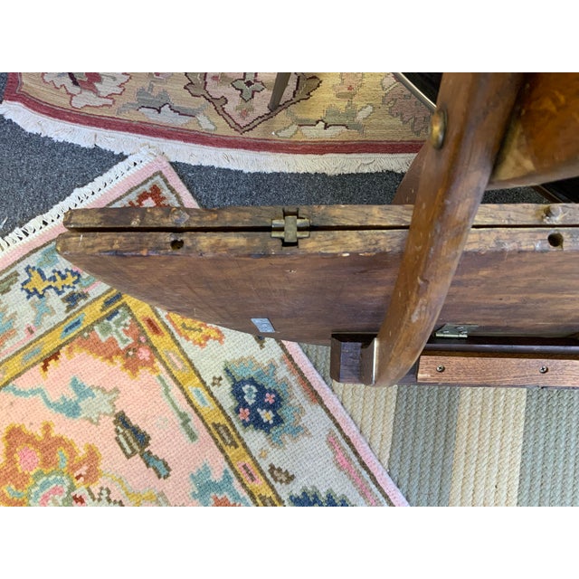 Late 19th Century Antique Folding Coaching Table For Sale - Image 10 of 12