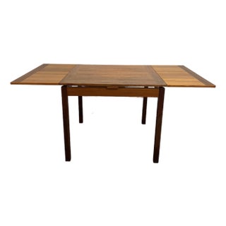 Vintage Mobler Danish MCM Teak Draw Leaf Expandable Extendable Dining Table For Sale