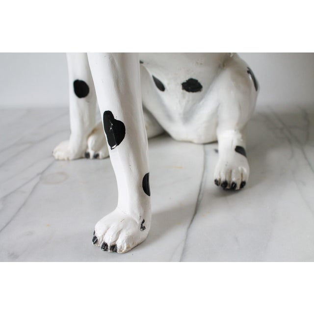 Vintage Seated Dalmatian Statue For Sale - Image 10 of 11