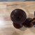 Set of 3 Turned Wood MCM Vases For Sale - Image 9 of 9