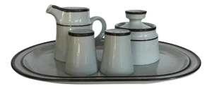 Vintage Noritake Primastone Serving Set - Set of 5