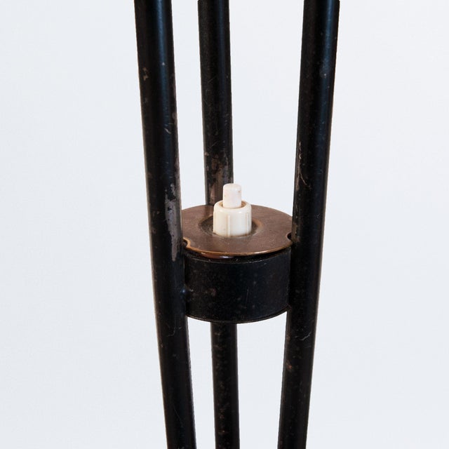 Floor Lamp with Three Adjustable Arms and Tripod Base, 1950s, in Very Good conditions. Designed 1950 to 1959 UK Plug (up...