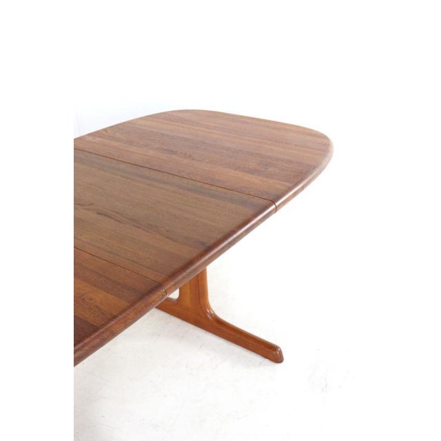 1960s Oval Extendable Abed Dining Table from Dyrlund For Sale - Image 5 of 16