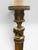 French Empire style bouillotte lamp features a polished brass body and brass arrow finial with white metal shade. Stunning...