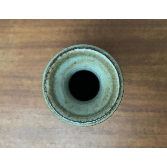 Mid-Century Danish Studio Pottery Minimalist Vase from Søholm, 1960s For Sale - Image 5 of 17
