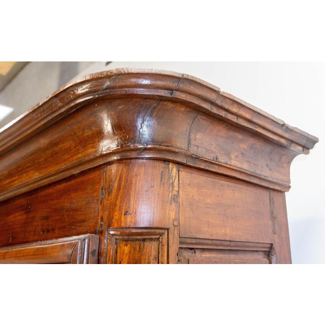 Metal French Louis XV Ash Armoire, 1700s For Sale - Image 7 of 18