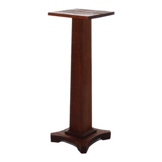 Antique Stickley School Arts & Crafts Mission Oak Plant Stand C1920 For Sale