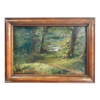Landscape, Early 20th Century, Oil Painting on Canvas For Sale