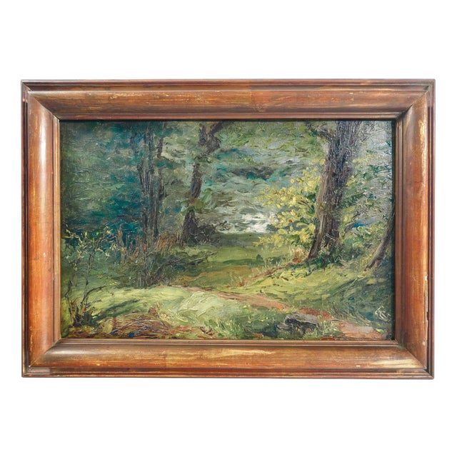 Landscape, Early 20th Century, Oil Painting on Canvas For Sale