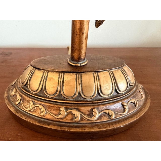 Hollywood Regency Parrot in Palm Tree Lamp Maitland-Smith For Sale - Image 3 of 11