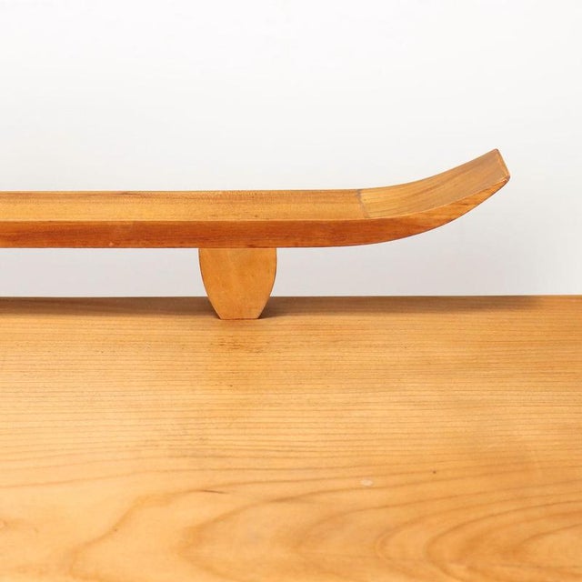 Vintage Sideboard in Cherry Veneer & Glass, Italy, 1950s For Sale - Image 4 of 12