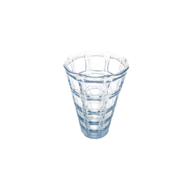 Art Deco Style Vase from Zawiercie Glassworks, Poland, 1950s For Sale - Image 11 of 11