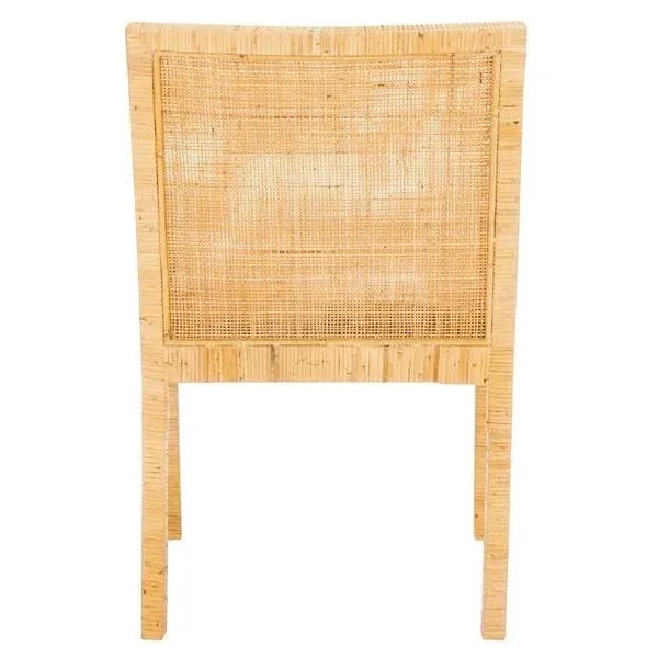 Sarai Accent Chair with Cushion - Natural/White For Sale - Image 10 of 11