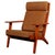 Wood Model 290A Lounge Chair in Beech and Leather attributed to Hans J. Wegner for Getama, 1990s For Sale - Image 7 of 7