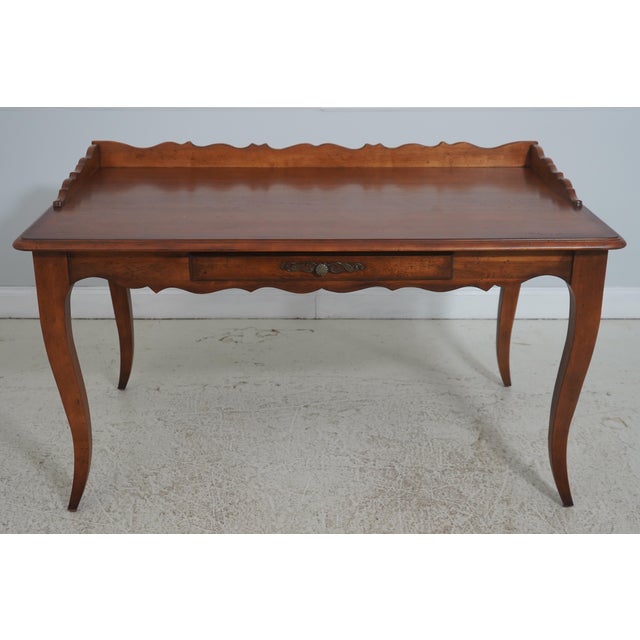 Age: Approx: 30 Years Old Details: Factory Distressed Dovetailed Drawer Construction Cherry w. Walnut Finish Country...