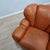 Large Italian Organic Leather Clamshell Lounge Chairs, 1970s, Set of 2 For Sale - Image 13 of 15