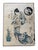 Original Antique Utagawa Kuniyoshi Woodblock Print, Tōsei Bijin Awase, Kuniyoshi Cat For Sale In Los Angeles - Image 6 of 6