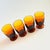 Mid-Century Modern Vintage Amber Wine Goblets - Set of 4 For Sale - Image 3 of 10