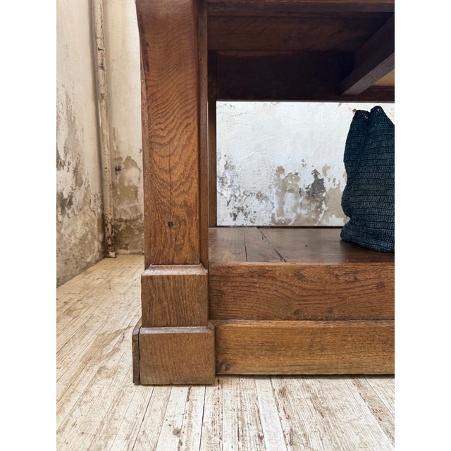 Glovemakers Drapers Table in Oak, 1900 For Sale - Image 16 of 18