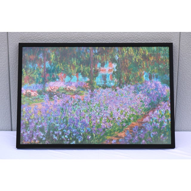 Impressionist Claude Monet the Artist's Garden at Giverny Impressionist Painting Art Print For Sale - Image 3 of 18
