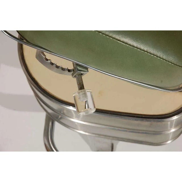 Green 1940s Streamlined Designed Chiropractor Bench For Sale - Image 8 of 10