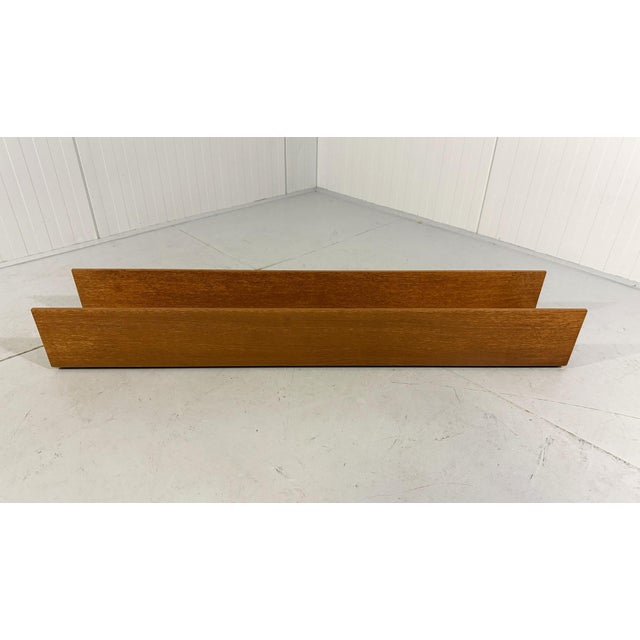 Wilhelm Renz Teak Wall Shelf by Walter Wirz for Wilhelm Renz, 1960s For Sale - Image 4 of 13