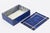 Blue Mid Century Modern Lapis Lazuli, Silver Inlay and Quartz Stone Box, 1950's For Sale - Image 8 of 13