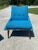 Mid-Century Modern Pair of Kroehler, Mid-Century Modern 1950s Blue Slipper Chairs Set of 2 For Sale - Image 3 of 12
