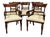 Vintage English Armchairs and Side Chairs in Mahogany, 1950s, Set of 8 For Sale