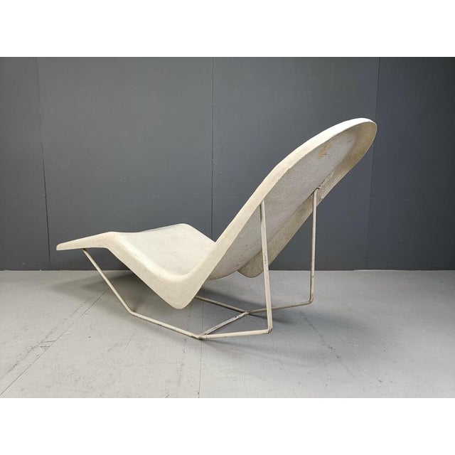 Plastic Mid-Century Fiberglass Chaise Longue, 1960s For Sale - Image 7 of 10