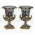 Pair Antique Ritzenhoff & Breker Neoclassical Porcelain Mantel Vases For Sale