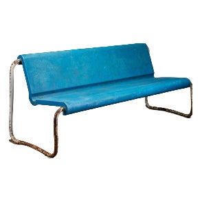 Modern Bench by Willy Guhl For Sale