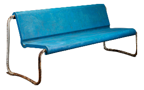 Modern Bench by Willy Guhl