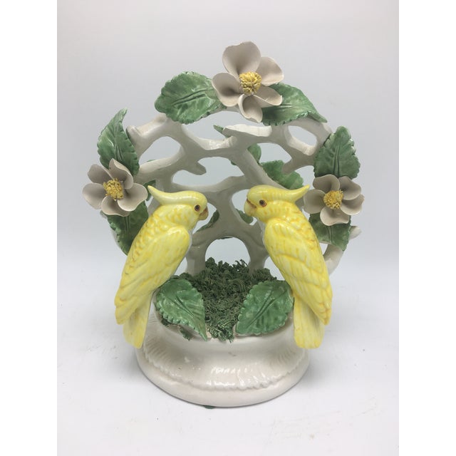 Italian Love Birds in Trellis For Sale - Image 10 of 10
