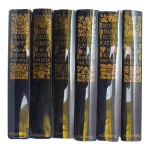 Early 20th Century Illustrated Volumes, Works of Henry Van Dyke - 6 Books