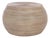 Hilario Rattan Round Accent Table in Grey White Wash For Sale